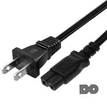 Cable de alimentación polarizado de 2 clavijas, adaptador de 2 ranuras, CA, pared, LED-TV, Serie E, HDTV, IEC-60320, C7 2024 - compra barato