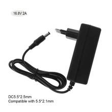 Carregador de bateria 16.8v dc 2a adaptador de energia de lítio inteligente plugue da ue 2024 - compre barato