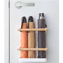 Umbrella Holder Suction Wall Two Layers Storage Rack Iron Adjustable Modern Umbrella Stand Rack Household Supplies Durable Shelf 2024 - buy cheap