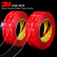 3M VHB Nano Acrylic Double-sided Adhesive Sunscreen Heat-resistant Non-marking Tape for Car/Office/Home Decoration 33M 2024 - купить недорого