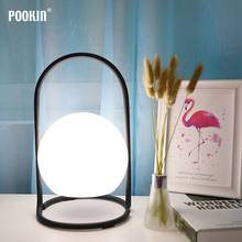 Portable USB Rechargeable Table Lamp 16 Color Change With Remote Control Glowing LED Square Ball Night light 2024 - buy cheap