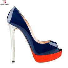 Women's Fashion Shallow Pumps Super High Thin Heels Peep Toe Platform Shoes Sandals Party Wedding Slip On Shoes Plus Size 35-45 2024 - buy cheap