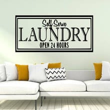 Drop Shipping Laundry Wall Decal Living Room Removable Mural For Kids Rooms Decoration Wall Decal Home Decor 2024 - buy cheap