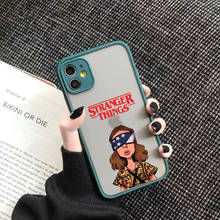 JAMULAR-funda de teléfono Stranger Things, carcasa dura de dibujos animados, transparente, mate, para iPhone 11 Pro MAX 12 XS 7 XR X SE20 8 6 Plus 2024 - compra barato