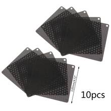 2020 New 10PCS 120MM PVC Fan Dust Filter PC Dustproof Case Cuttable Computer Mesh Cover Black 2024 - buy cheap