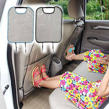 Защитная накладка на спинку автомобильного сиденья для детей, противоударный коврик, защита от грязи и чистки для детей, защитные чехлы на автомобильные сиденья для малышей 2024 - купить недорого