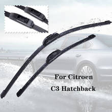 Wiper blades For Citroen C3 Hatchback from 2002 2003 2004 2005 2006 2007 2008 2009 2010 to 2016 Clean car windshield 2024 - buy cheap