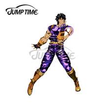 JumpTime-pegatinas para coche de Jojo Bizarre Adventure, calcomanía de Anime, parabrisas, impermeable, protector solar, decoración, 13x5,5 cm 2024 - compra barato