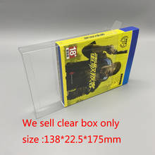 10pcs  Clear box For PS4 Cyberpunk 2077  game card Transparent Collection Display Box    storage box  PET  protective box 2024 - buy cheap