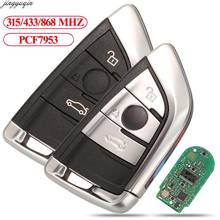 Jingyuqin Remote Control Car Key 315/433/868MHZ PCF7953 For BMW F CAS4 5 7 Series X5 X6 2014-2016 3/4BTN Smart Keyless Entry Fob 2024 - buy cheap