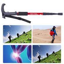 50-110cm Walking Stick Folding Trekking Poles Hiking Stick 4 Section Anti Shock Adjustable Telescopic Canes Stick 2024 - buy cheap