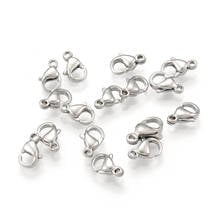 50pcs/lot 11*7mm 9*6mm Stainless Steel Gold Plated Lobster Clasp Hooks for Necklace&Bracelet Chain DIY Fashion Jewelry Findings 2024 - buy cheap