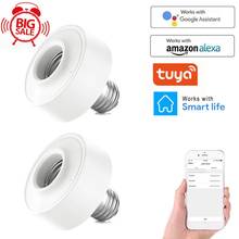 Portalámparas WiFi para bombilla Led, enchufe inteligente con Control por voz, Tuya, E26, E27, rosca Edison, Google Home, Echo, Alexa 2024 - compra barato