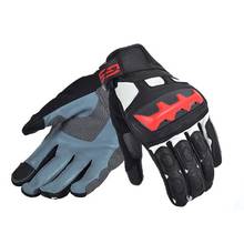 2018 Street red Motorcycle GS Gloves for BMW Motorrad Leather Gloves Full Finger Black/Red Man & Woman Motocross motos 2024 - buy cheap