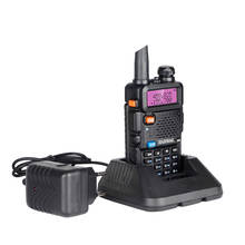 BaoFeng-walkie-talkie UV-5R, Radio bidireccional portátil, 128 canales, 5W, VHF, UHF, transceptor, CB, para caza 2024 - compra barato