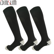 IDEALSLIM-calcetines de compresión para hombre, medias hasta la rodilla para fascitis Plantar, venas varicosas, 3 pares 2024 - compra barato