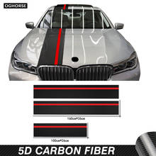 5d fibra de carbono vinil capô do carro telhado traseiro guarnição para bmw série 7 g11 g12 2024 - compre barato