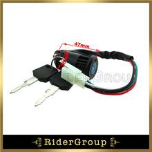 ВКЛ. Ключ зажигания 4 провода для 50cc 70cc 90cc 110cc 125cc 150cc ATV Quad 4 Wheeler Pit Dirt Bike Motorcycle 2024 - купить недорого
