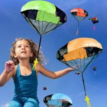 Детский аттракцион-парашют, забавная игрушка для игр на открытом воздухе, развивающие игрушки для детей, спортивный мини-солдат 2024 - купить недорого