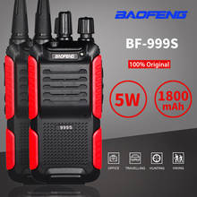 2pcs Baofeng BF-999S Plus Wireless Portable CB Radio Walkie Talkie UHF 400-470MHz Two Way Radio FM Tansceiver Upgrade BF-888S 2024 - buy cheap