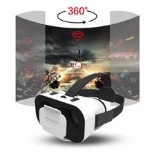 VR Shinecon G05A шлем 3D очки Виртуальная реальность для IPhone Android смартфон очки шлем Лен игровой люнет 2024 - купить недорого