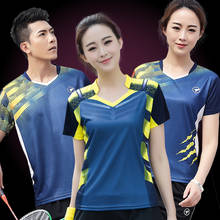 Badminton Shirt Sports Men Women Brand Quick Dry Breathable Table Tennis Team Running Fitness Exercise Training T Shirts 2024 - buy cheap