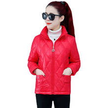 Outono inverno para baixo algodão feminino outerwear coreano quente algodão roupas senhora curto casaco com plus size acolchoado jaqueta feminina 2024 - compre barato