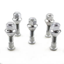 LARBLL 5PCS/lot Car Chrome Wheel Lug Nuts Bolts for Ford Foucs MK3 Mondeo KUGA Escape Fiesta Fusion Lincoln M12*1.5 2024 - buy cheap