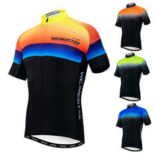 Weimostar Men's Cycling Jersey Short Sleeve Bike Shirt Summer mtb Bicycle Jersey Pro Team Cycling Clothing Wear Maillot Ciclismo 2024 - buy cheap