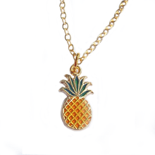 Stainless Steel Pineapple Gold Color Chain Male Female Pendant Necklace Fashion Jewelry For Women Girlfriend Lovers 2024 - buy cheap