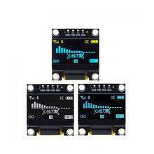 Amarillo-azul doble color blanco 128X64 OLED LCD Módulo De Pantalla LED para arduino 0,96 "I2C IIC comunicación 2024 - compra barato