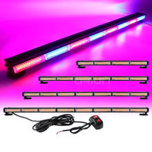 72W to 144W 120cm Double Side Car Truck COB LED Strobe Light Fireman Police Flashing Emergency Warning lights Red Blue Yellow 2024 - buy cheap