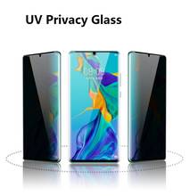 UV Liquid Curved Full Glue Privacy Tempered Glass For Samsung Galaxy S8 S9 Plus Note 8 9 S10e Note10 Anti-S py Screen Protector 2024 - buy cheap