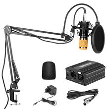 Neewer NW-800 Condenser Microphone Kit Black 48V Phantom Power Supply XLR Cable for Home Studio Recording Boom Scissor Arm Stand 2024 - buy cheap