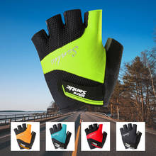 Santic Men Summer Cycling Gloves Sports Gloves Mountain Short-finger Breathable Non-slip Bicycle Half-finger 2024 - buy cheap