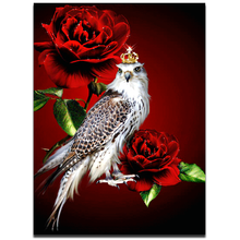 100% Full Round 5D DIY Diamond Painting bird and roses Embroidery Rhinestone pictures Diamond Painting Cross Stitch Mosaic 2024 - buy cheap