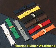 Correa de silicona de goma de flúor suave para reloj, 28mm, 30mm, 15703, herramientas de correa para Audemars Piguet y 2024 - compra barato