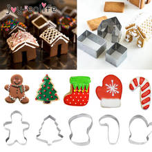 Christmas Decoration Kitchen Cookie Cutter Christmas Tree Deer Gingerbread Biscuit Mold Stainless Steel Baking Decor Biscuit 2024 - buy cheap