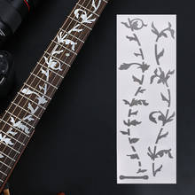 Guitarra Adesivos Flor Elétrica Baixo Acústico Inlay Decalque Decalques Etiqueta Para Acessórios de Guitarra Fretboard Inlay Cruz Ultra Fino 2024 - compre barato