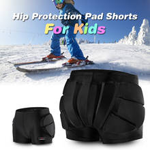 Wosawe-pantalones cortos acolchados de protección para niños, para deportes al aire libre, esquí, patinaje, Snowboard, protección de cadera 2024 - compra barato