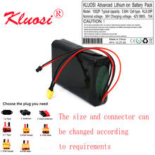 KLUOSI 10S2P 36V 5.8Ah 6Ah 450W 42V Lithium Battery Pack with 15A BMS for Electric Scooter Skateboard Ebike Electric Bicycle Etc 2024 - buy cheap