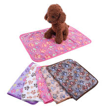 Cobertor para gato/cachorro para animais de estimação, super macio pelúcia, flanela quente, lançamento para cachorro, gato, rosa, amarelo, azul, 3 peças 2024 - compre barato