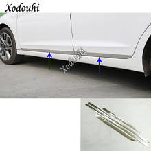 For Hyundai Elantra Avante 2016 2017 2018 2019 2020 Car Sticker Detector Stainless Steel Side Door Body Trim Strip Molding Parts 2024 - buy cheap