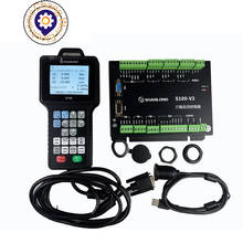 Controlador de mango CNC, sistema de Control de movimiento S100, soporte de 3 ejes, código G, 500KHZ, para fresadora de grabado 2024 - compra barato