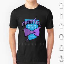 Martel camiseta de algodão masculina, camiseta de agência de modelagem estampada, novo, legal, rick martel, o modelo, luta antiga, escola, clássico 2024 - compre barato