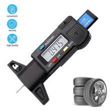 Medidor Digital de profundidad de la banda de rodadura del neumático del coche, herramienta de medición de detección de desgaste automático, calibrador de espesor, sistema de monitoreo, 1 ud. 2024 - compra barato