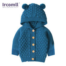Ircomll knitting Baby Coat Baby Sweater Autumn Spring Infant Newborn Cardigan Sweaters For Toddler Boy Girl Hooded Jackets 2024 - buy cheap