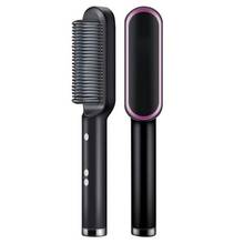 Multifunctional Professional Hair Straightener Tourmaline Ceramic Hair Curler Brush Hair Comb Straighteners Curling Hair Iron 2024 - buy cheap