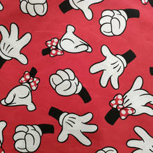Luvas de algodão de dedo fofas com desenho animado, para costura, patchwork, roupa de cama, cortina, almofada, tecido caseiro 2024 - compre barato