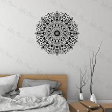 Mandala Wall Art Decal Meditation Yoga Studio Decoration Large Flower Mandala Bedroom Living Room Decor Wallpaper Poster 2024 - buy cheap